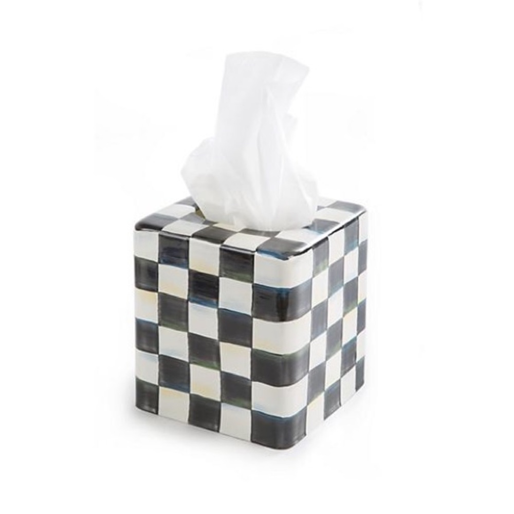 MacKenzie Childs Tissue box cover